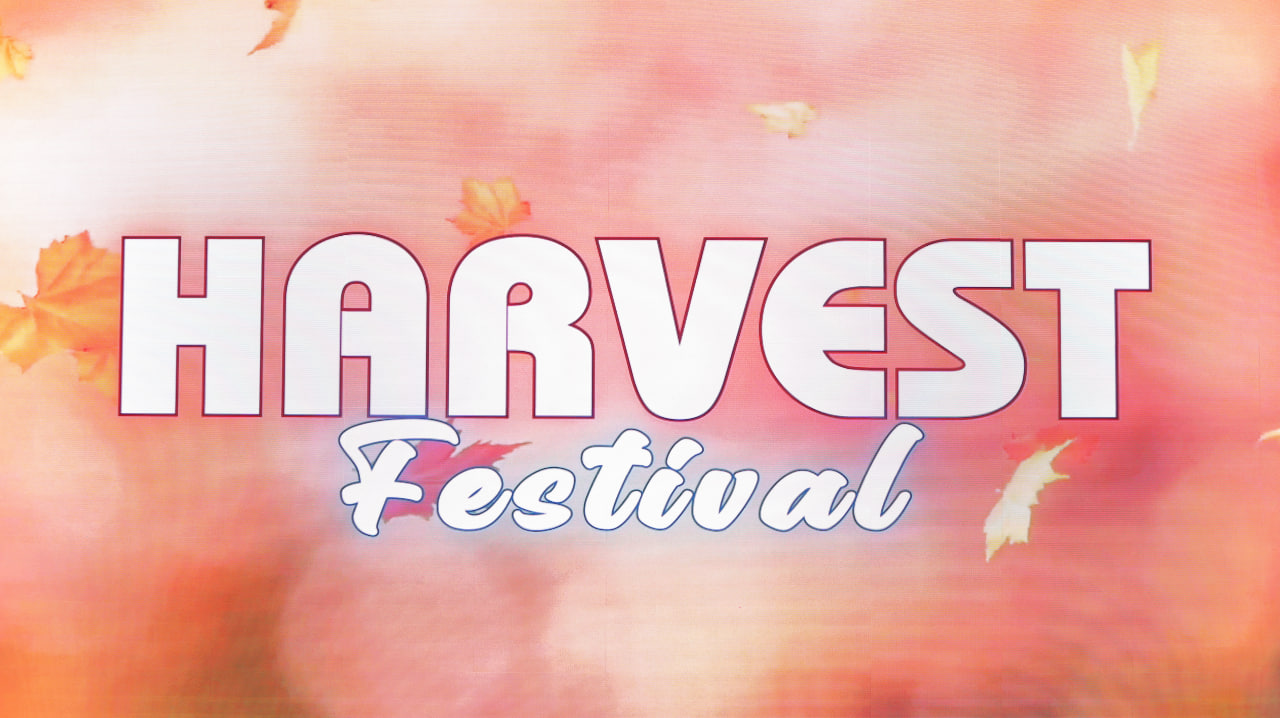 We are sharing photos from the Harvest Festival held at our university.