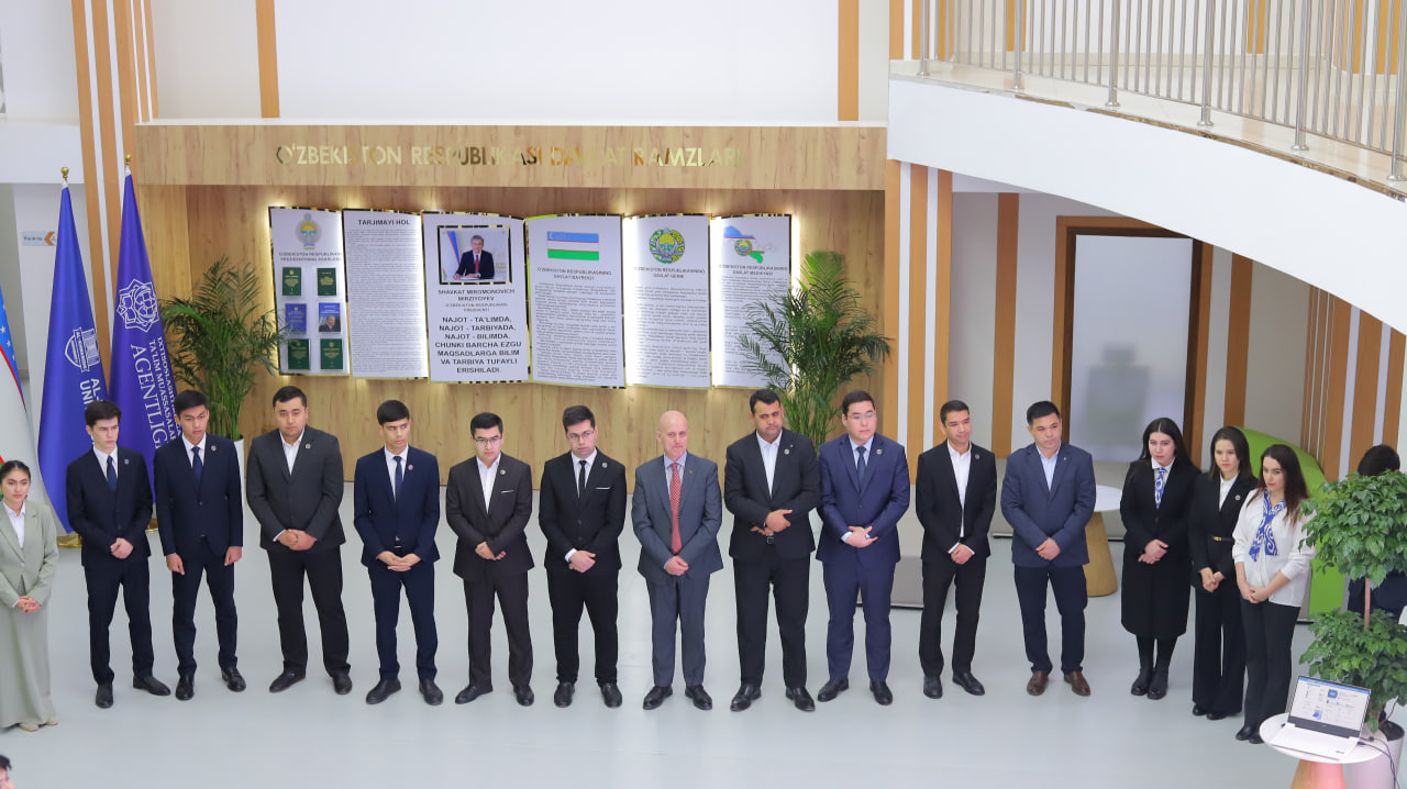 Hilola Umarova Al-Xorazmiy universitetida.