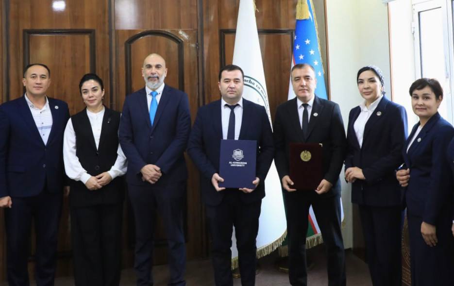 A Memorandum of Cooperation has been signed between Al-Khwarizmi University and the Khorezm Regional Center for Pedagogical Excellence